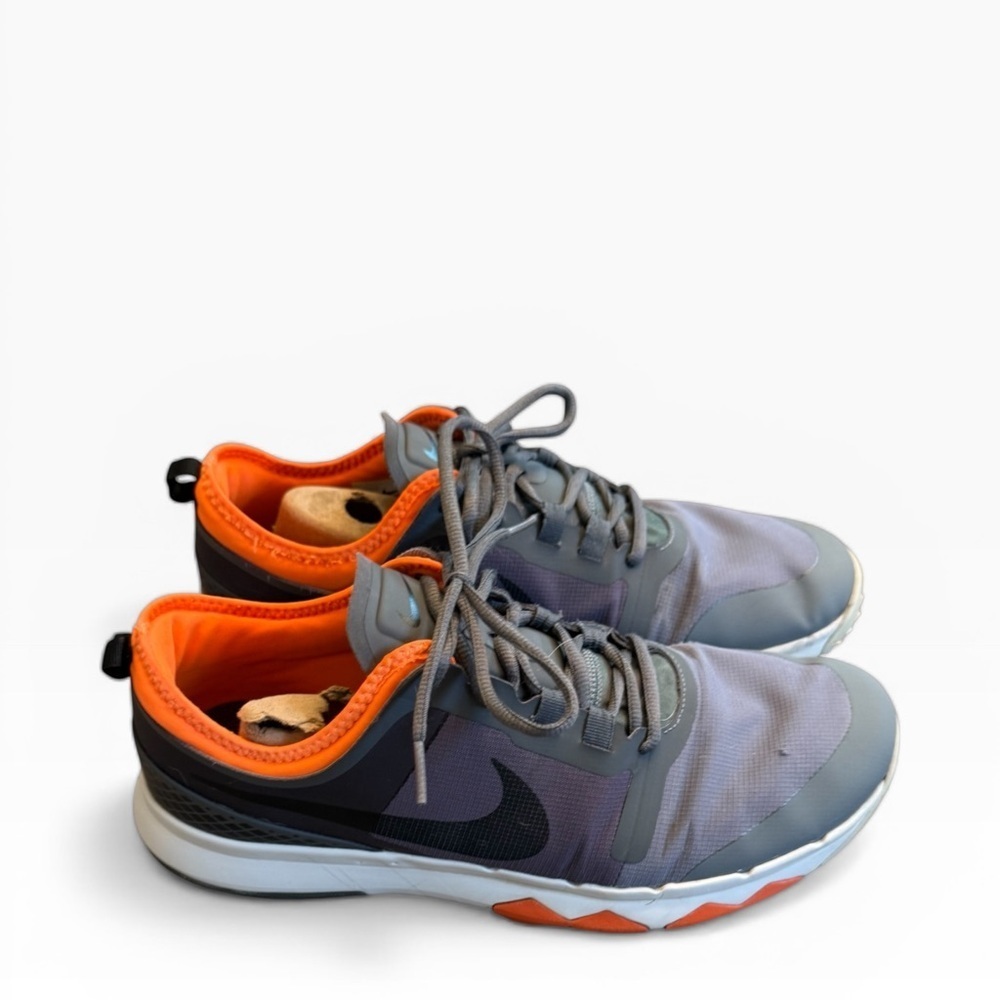 Nike Dual-Tone Gray and Vibrant Orange Golf ⛳️ Shoes - Picture 6 of 15